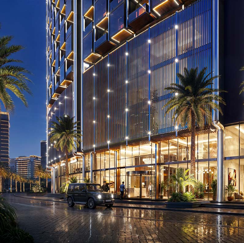 Binghatti Wraith Jacuzzi & Spa Retreat amenity at the official project