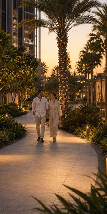 Binghatti Wraith Walking Way amenity at the official project